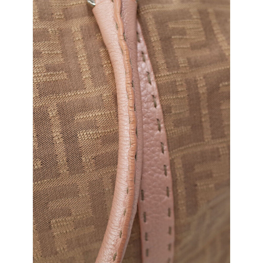 FENDI Zucca Boston Bag Handbag Brown - Picture 7 of 9